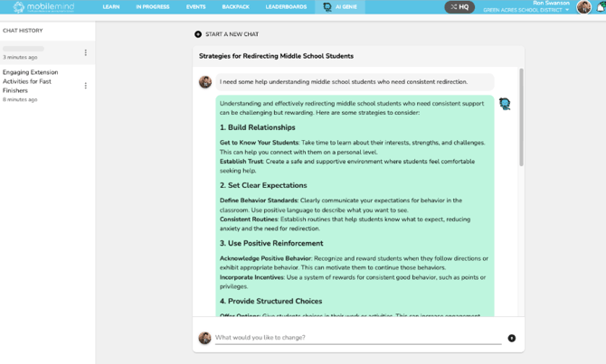 3- Prompt write answer 1