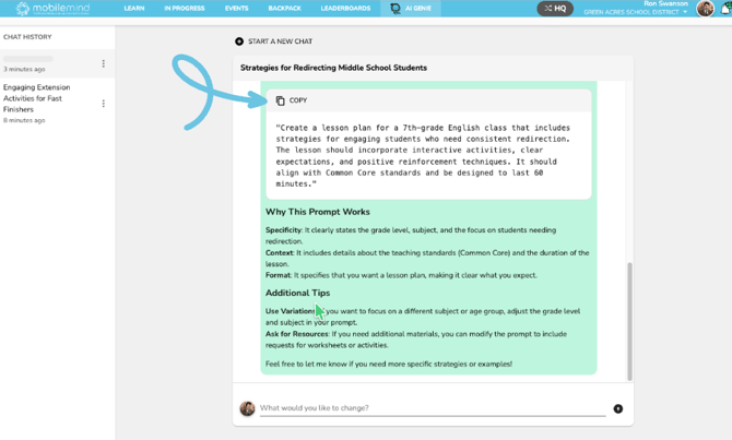 4- Prompt write answer 2