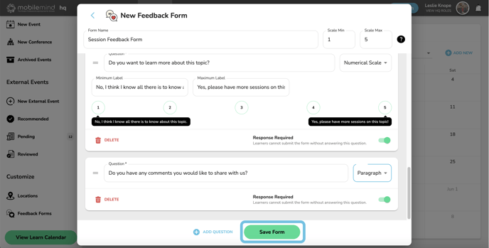 9- save form