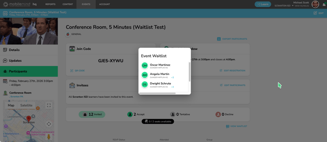 view waitlist 2