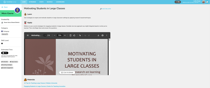 learn side course