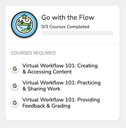 go with the flow badge